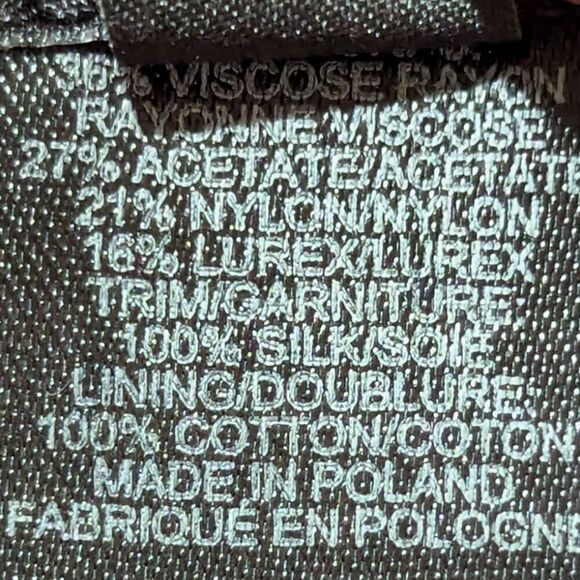 MARC BY MARC JACOBS Floral Print Kimono Jacket Blue 3/4 Sleeve Tie Sash Size 4 - Picture 11 of 12